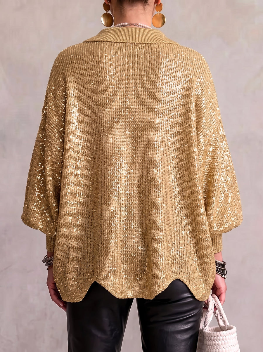 NIAMH | OVERSIZED COLLARED CARDIGAN