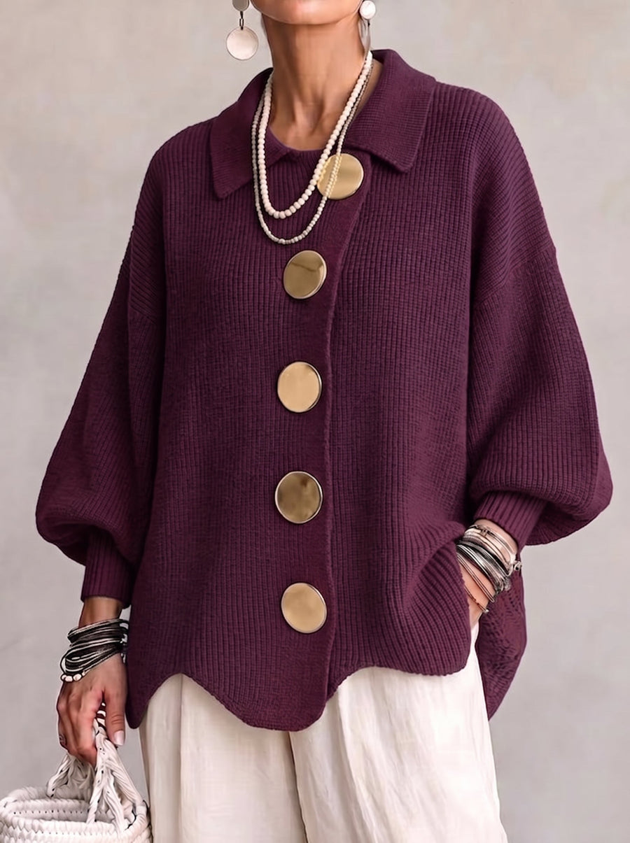 NIAMH | OVERSIZED COLLARED CARDIGAN