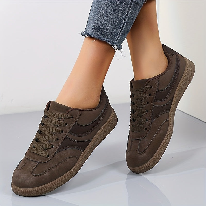 Reeve | Retro Lace-Up Flatform Trainers