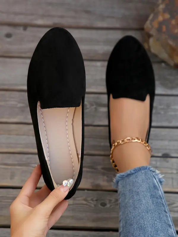 SHERNA | Women’s Solid Colour Flats