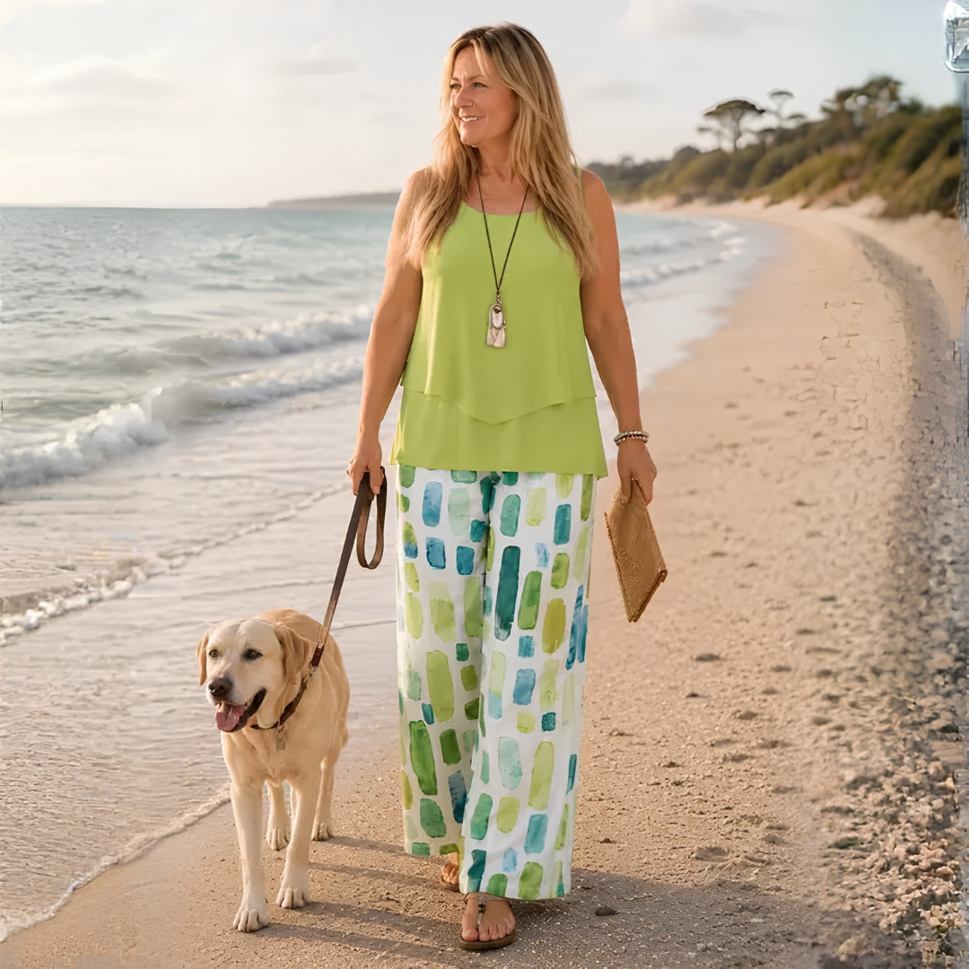 MEABH | ABSTRACT PRINT TWO-PIECE SET