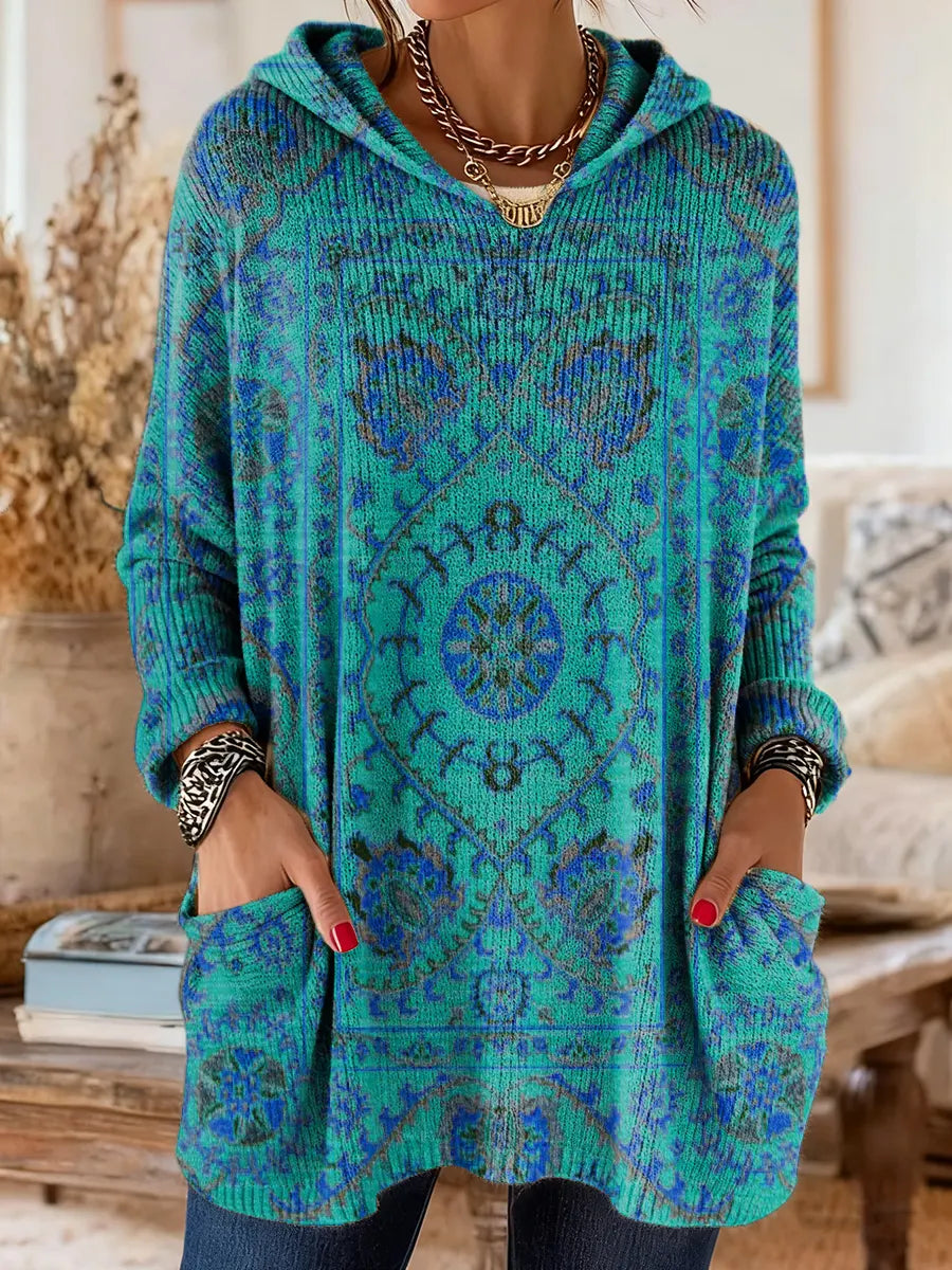 AISLING | HOODED KNIT JUMPER