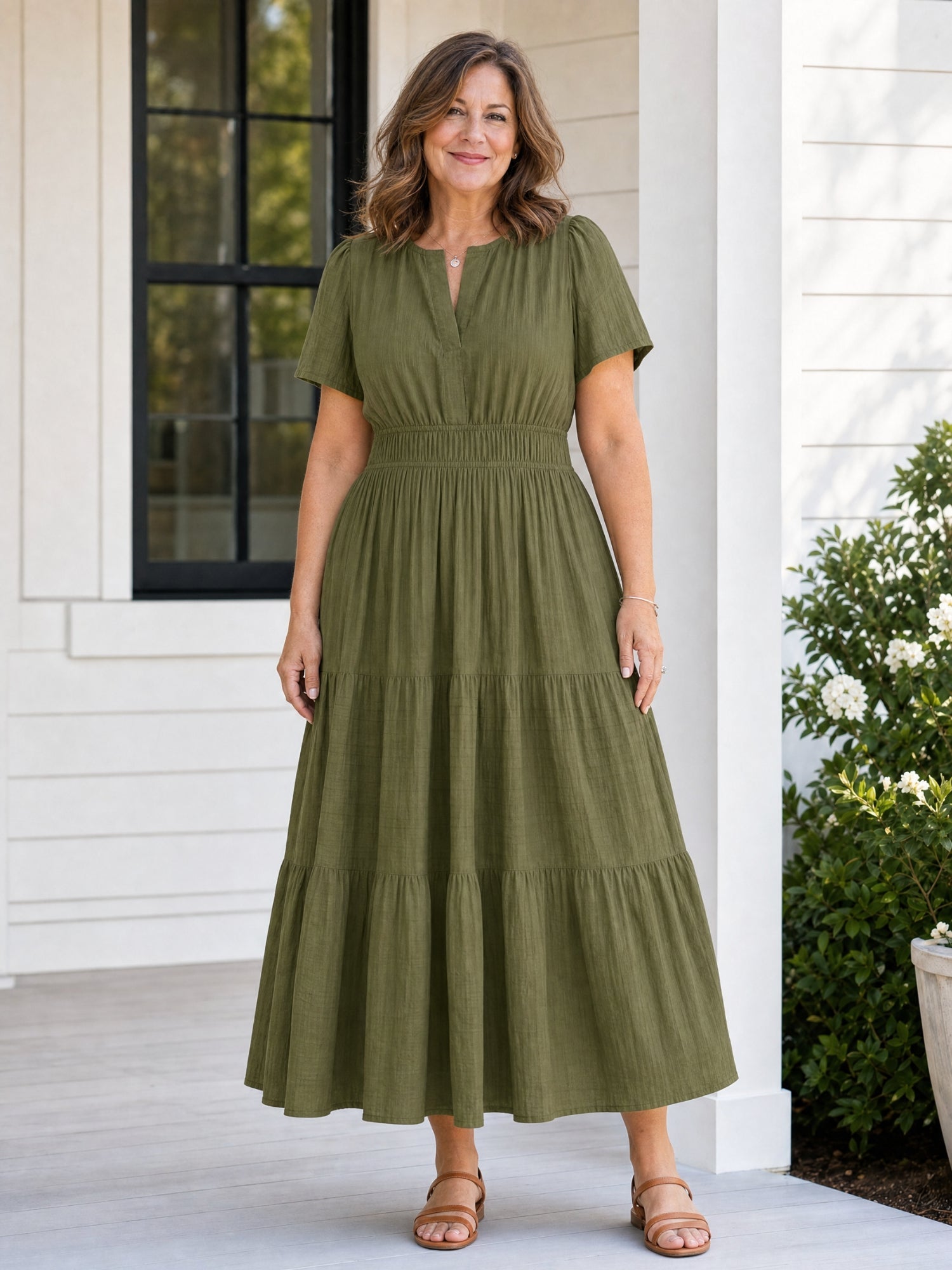 MUIRNE | TIERED MAXI DRESS
