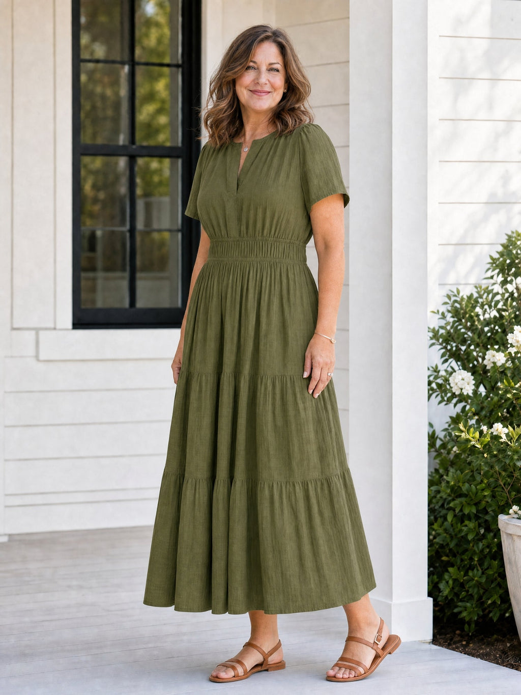 MUIRNE | TIERED MAXI DRESS