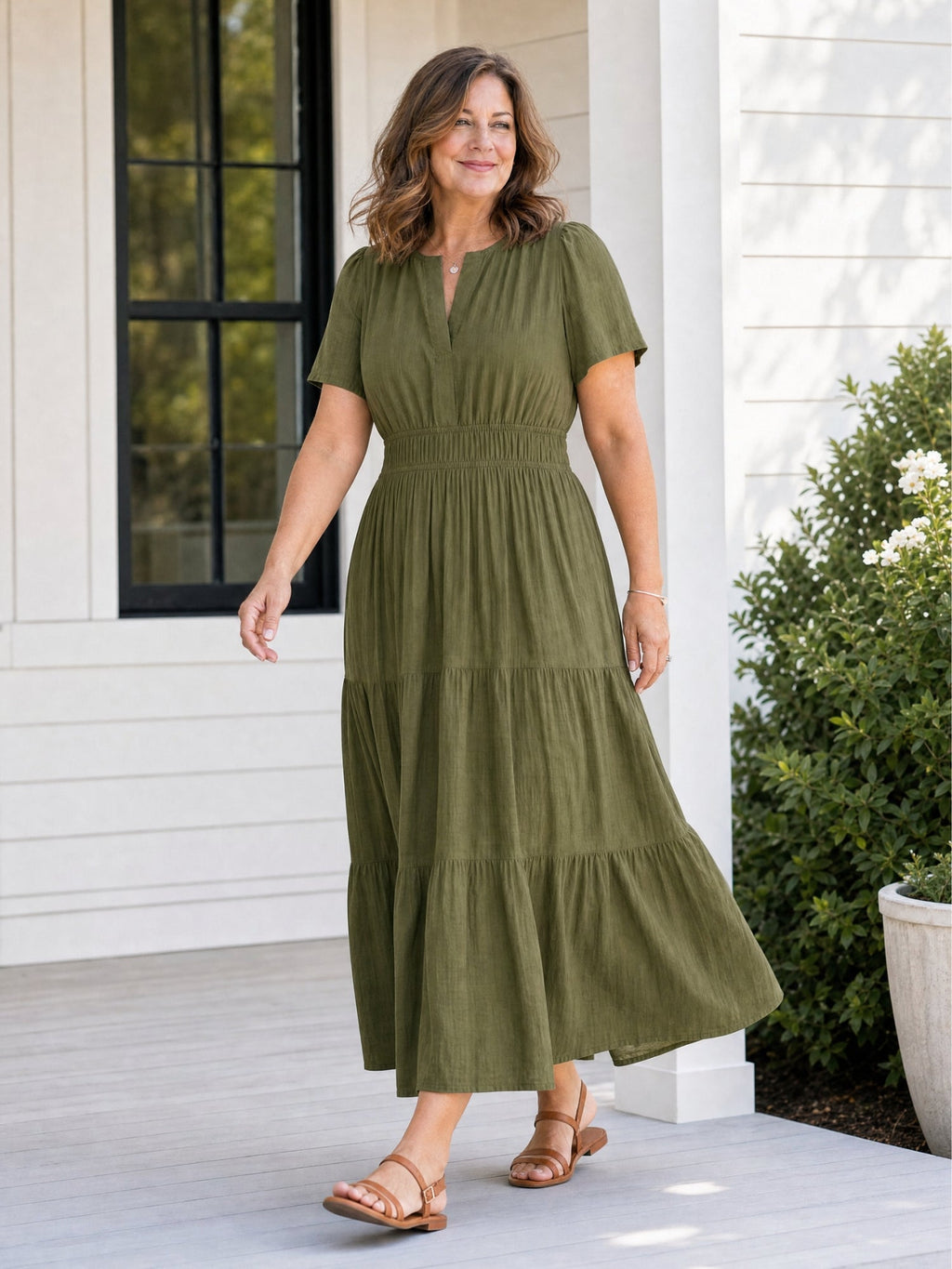 MUIRNE | TIERED MAXI DRESS