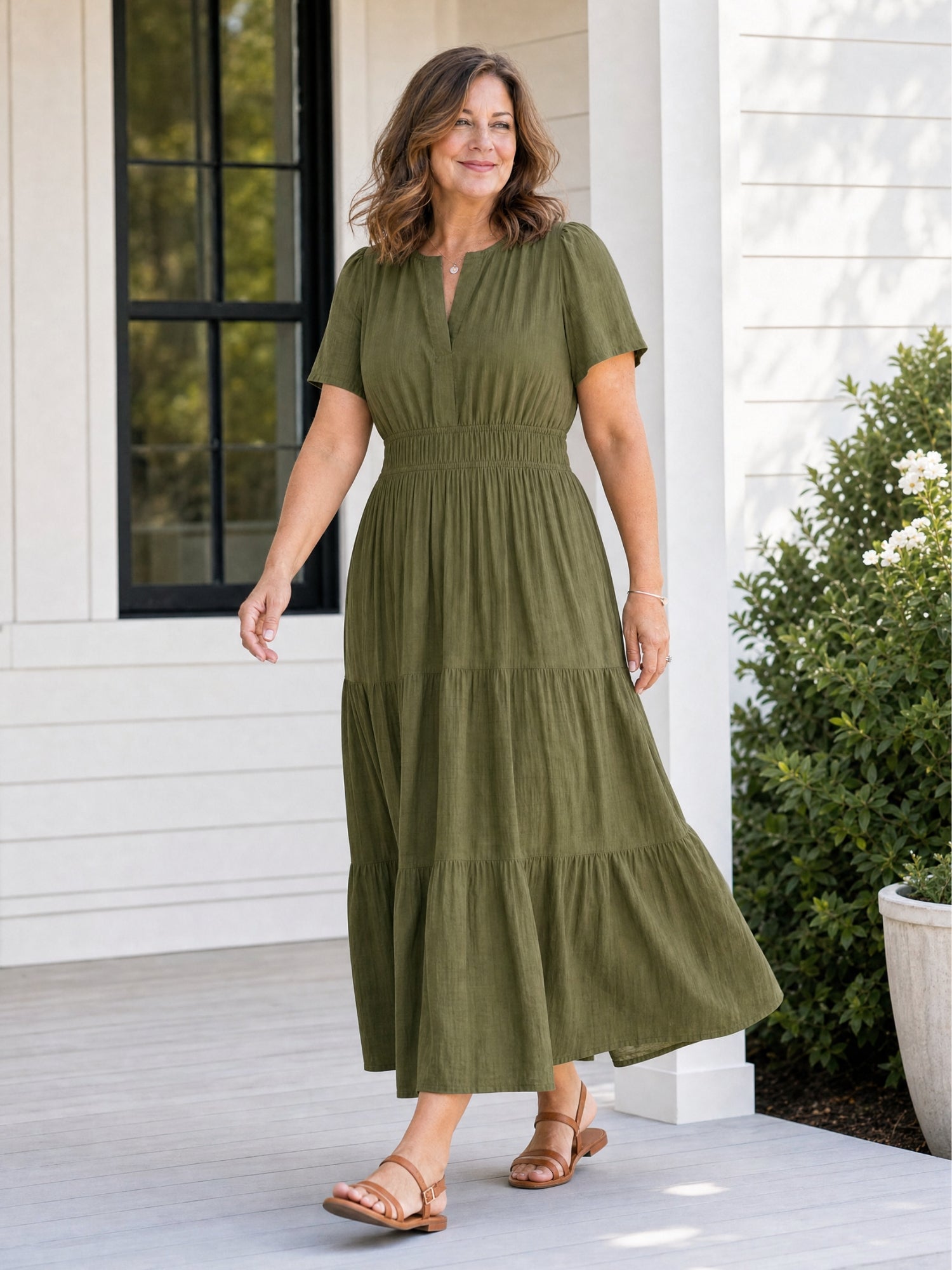 MUIRNE | TIERED MAXI DRESS