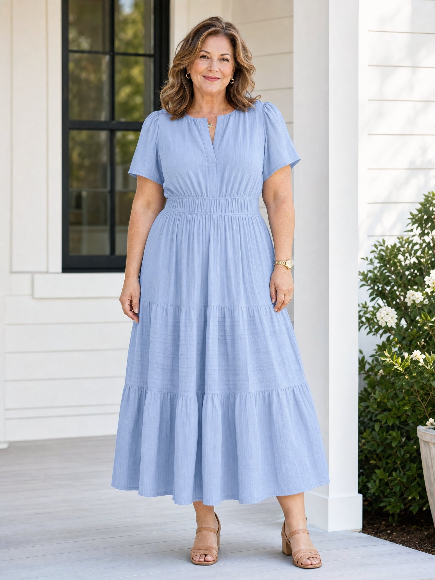 MUIRNE | TIERED MAXI DRESS