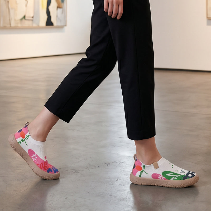 Flora | Printed Slip-On Flat Shoes