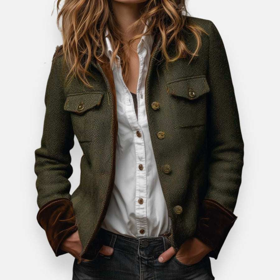 HARRIET | HERRINGBONE BLAZER
