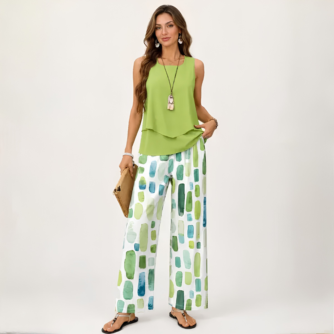 MEABH | ABSTRACT PRINT TWO-PIECE SET