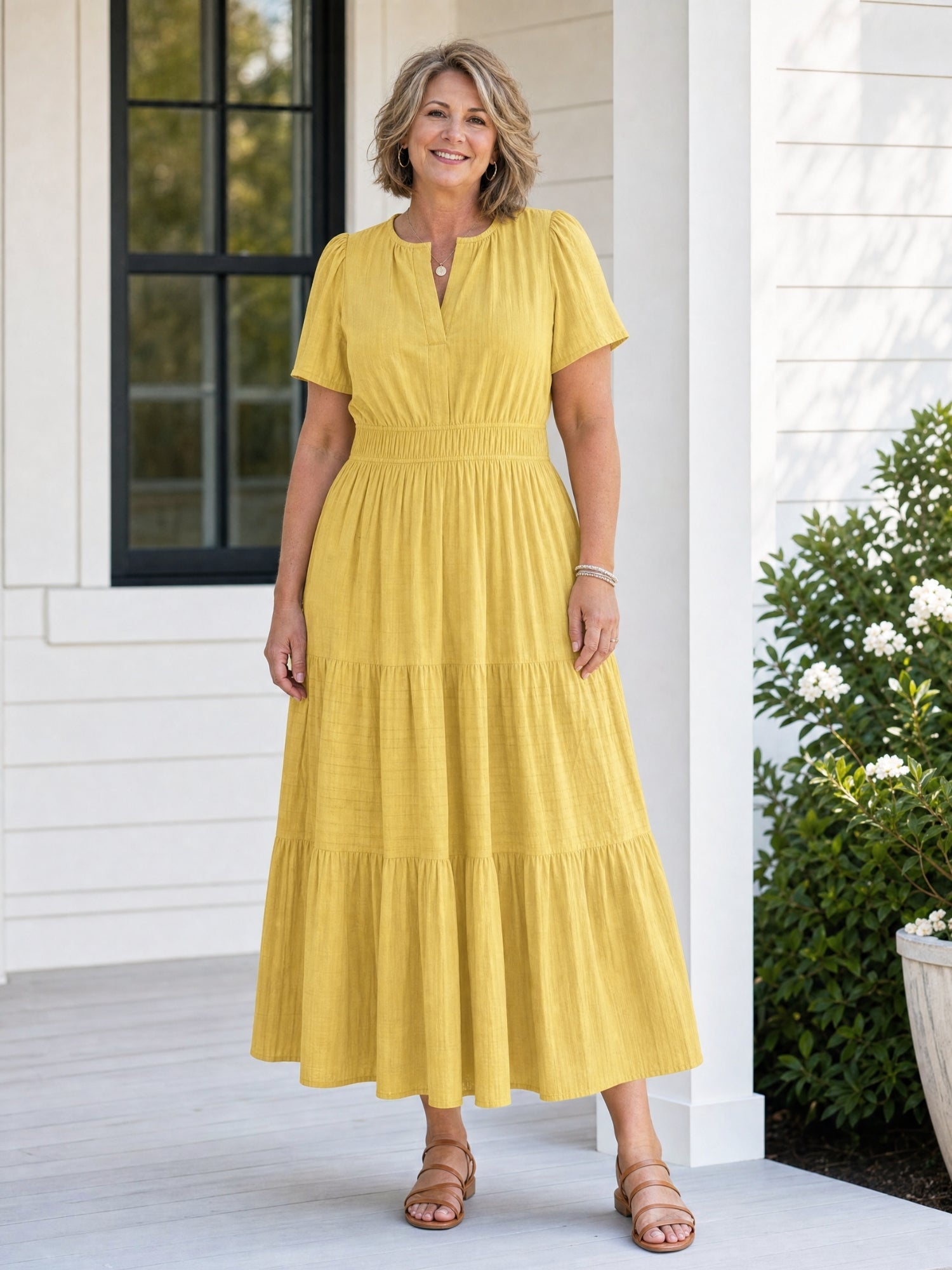 MUIRNE | TIERED MAXI DRESS