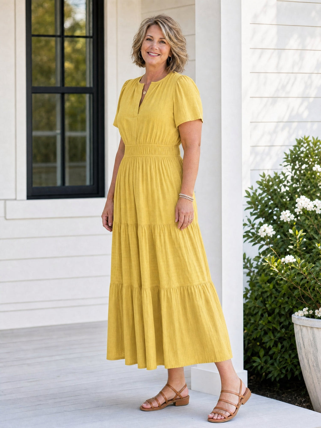 MUIRNE | TIERED MAXI DRESS