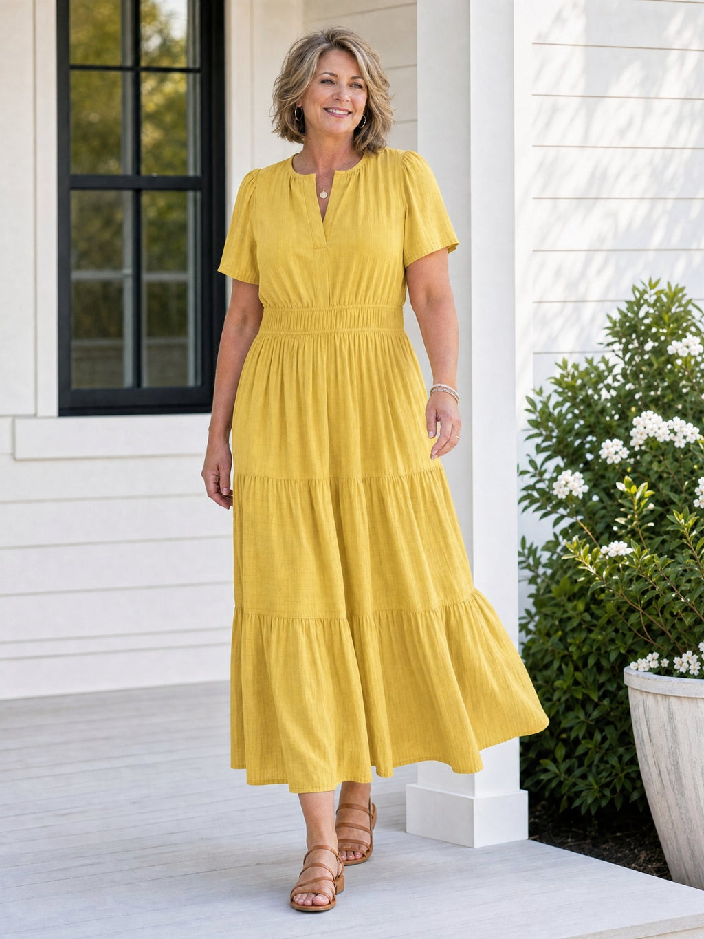 MUIRNE | TIERED MAXI DRESS
