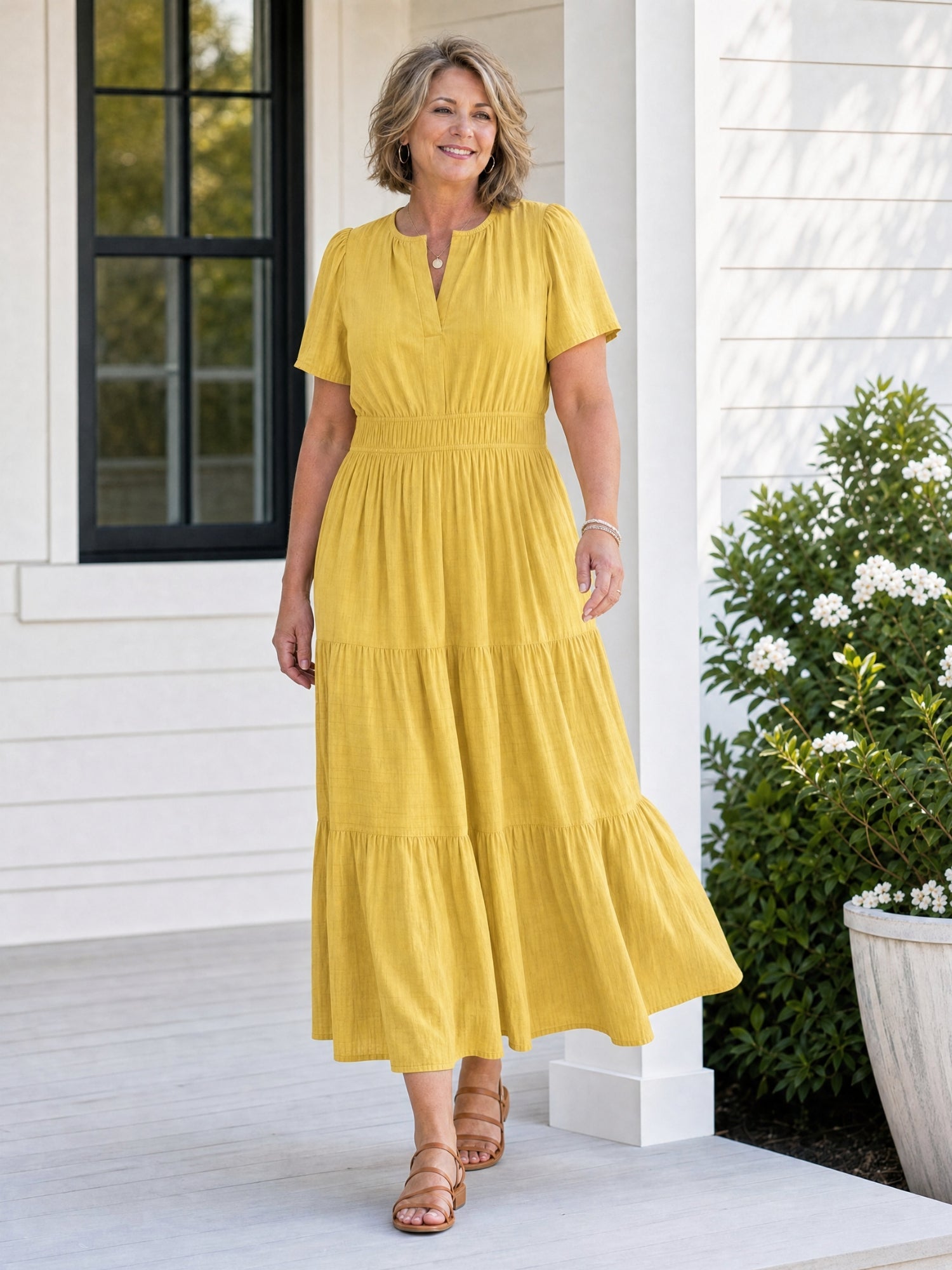 MUIRNE | TIERED MAXI DRESS