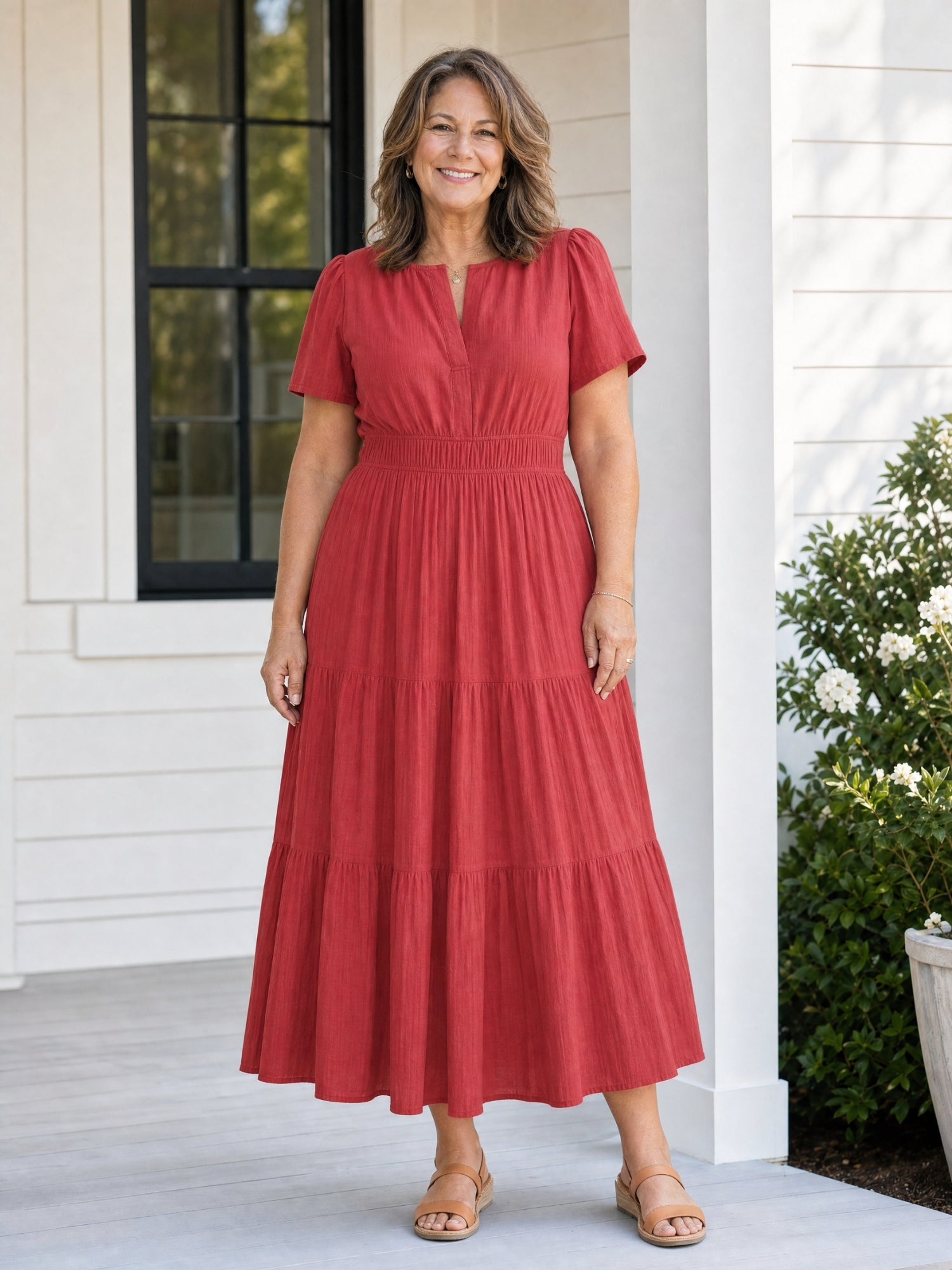 MUIRNE | TIERED MAXI DRESS