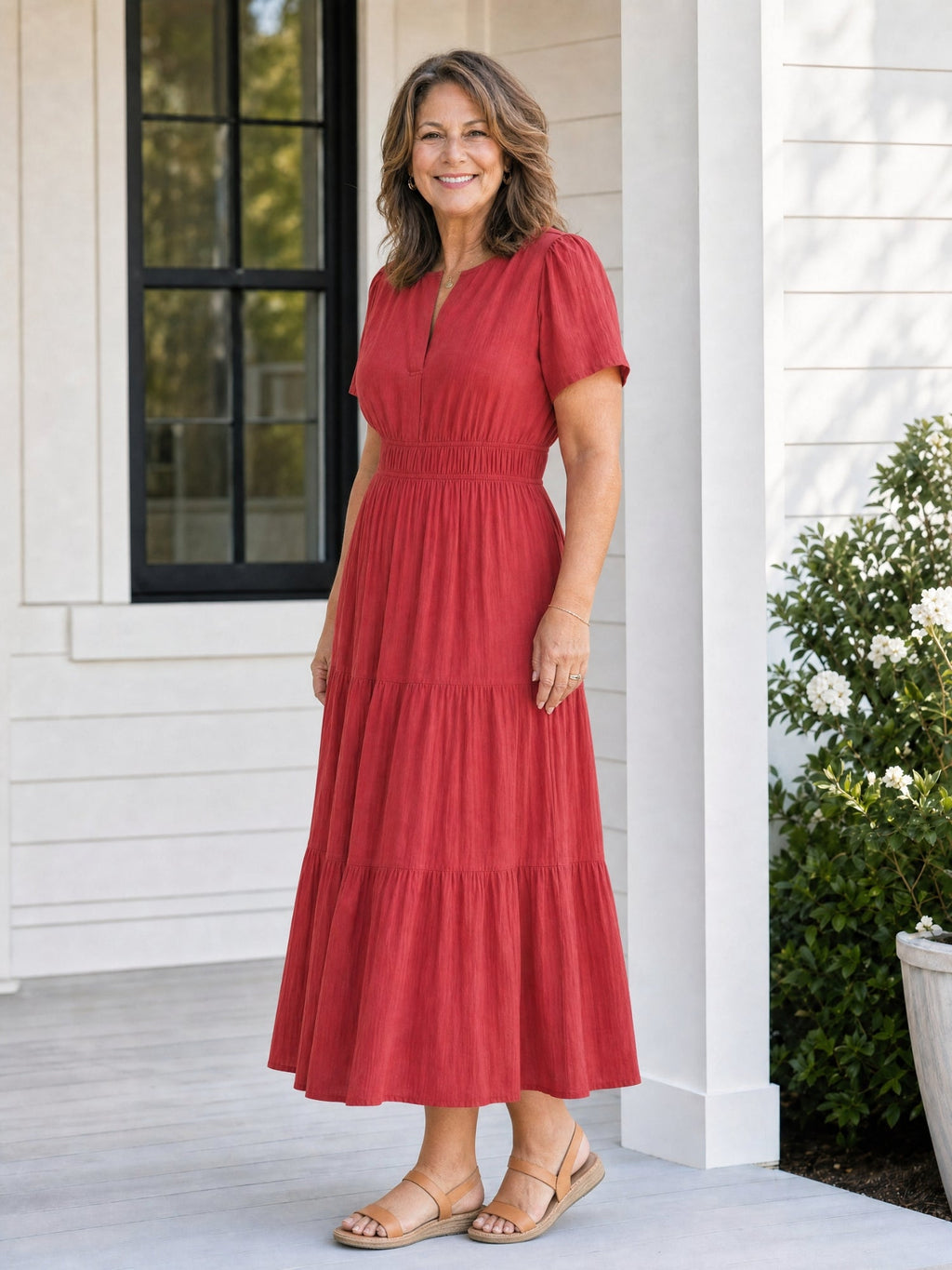MUIRNE | TIERED MAXI DRESS