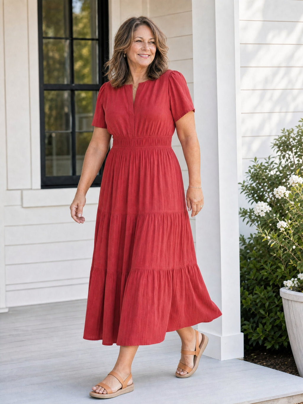 MUIRNE | TIERED MAXI DRESS