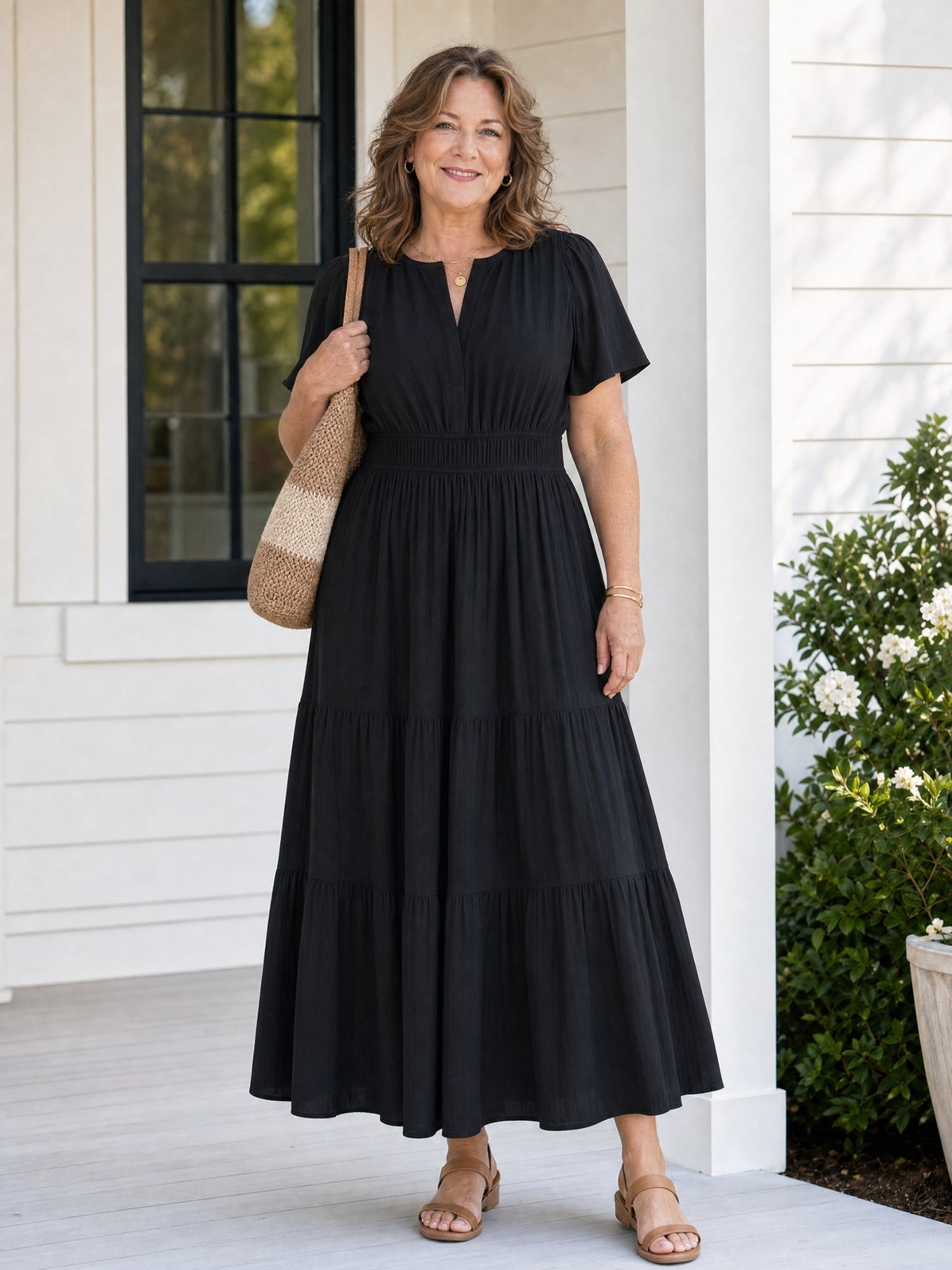 MUIRNE | TIERED MAXI DRESS