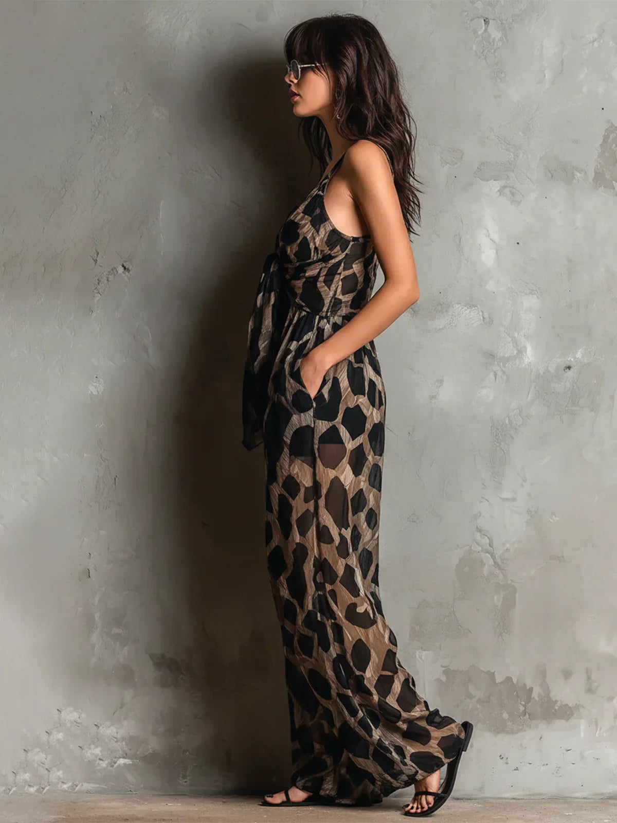 BLÁTHNAID | LEOPARD PRINT JUMPSUIT