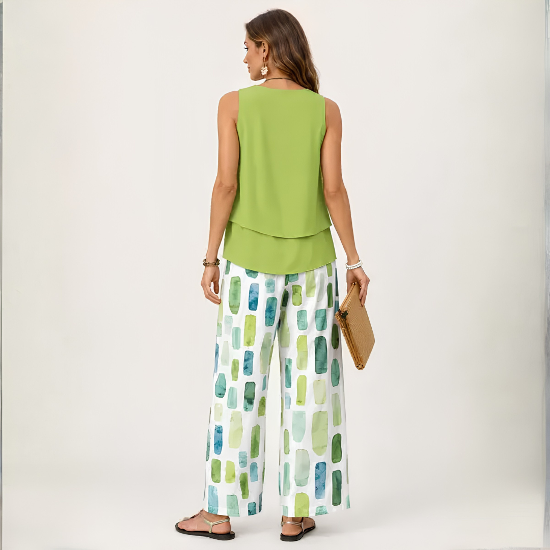 MEABH | ABSTRACT PRINT TWO-PIECE SET