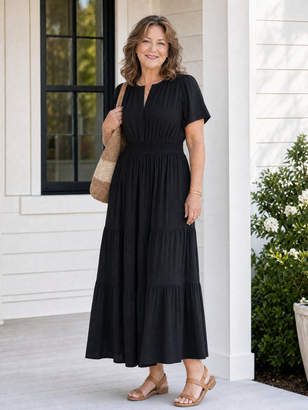 MUIRNE | TIERED MAXI DRESS