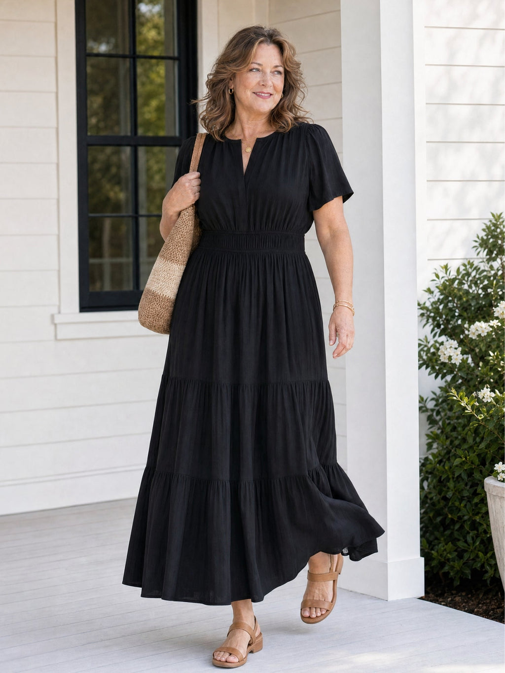 MUIRNE | TIERED MAXI DRESS