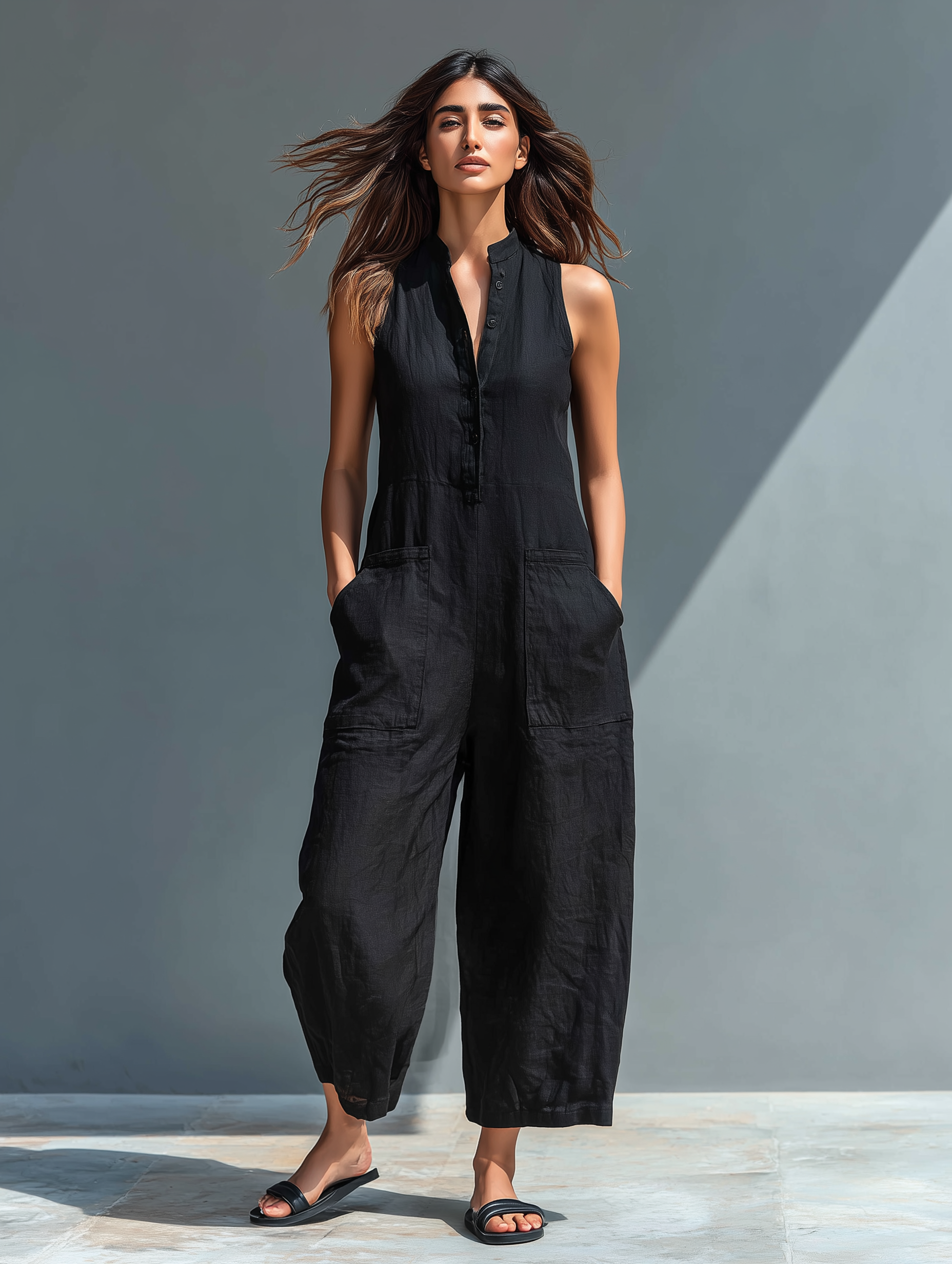 RÓISE | RELAXED SLEEVELESS JUMPSUIT