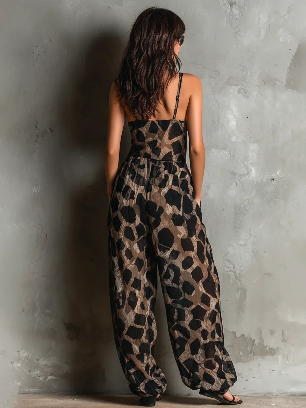 BLÁTHNAID | LEOPARD PRINT JUMPSUIT