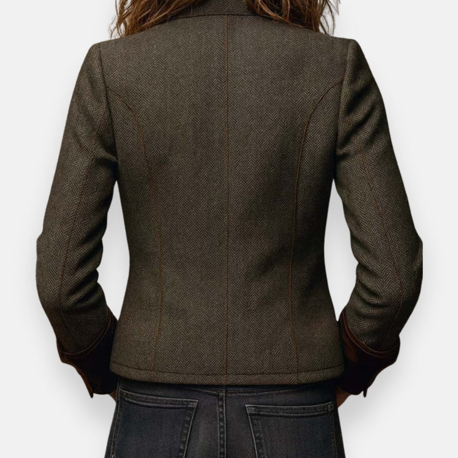 HARRIET | HERRINGBONE BLAZER
