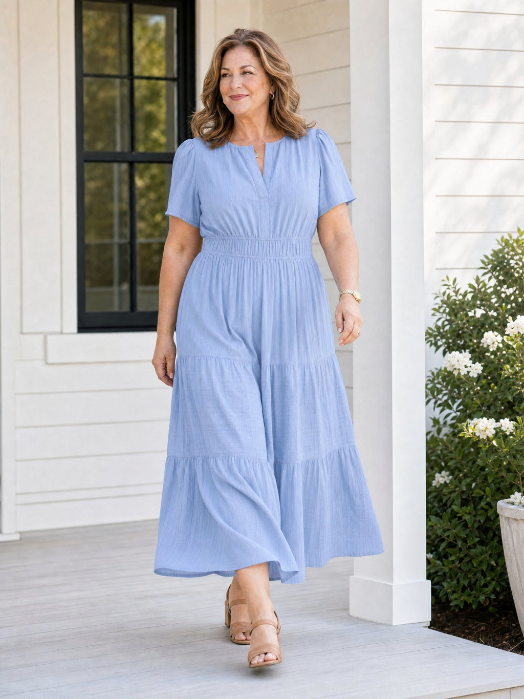 MUIRNE | TIERED MAXI DRESS
