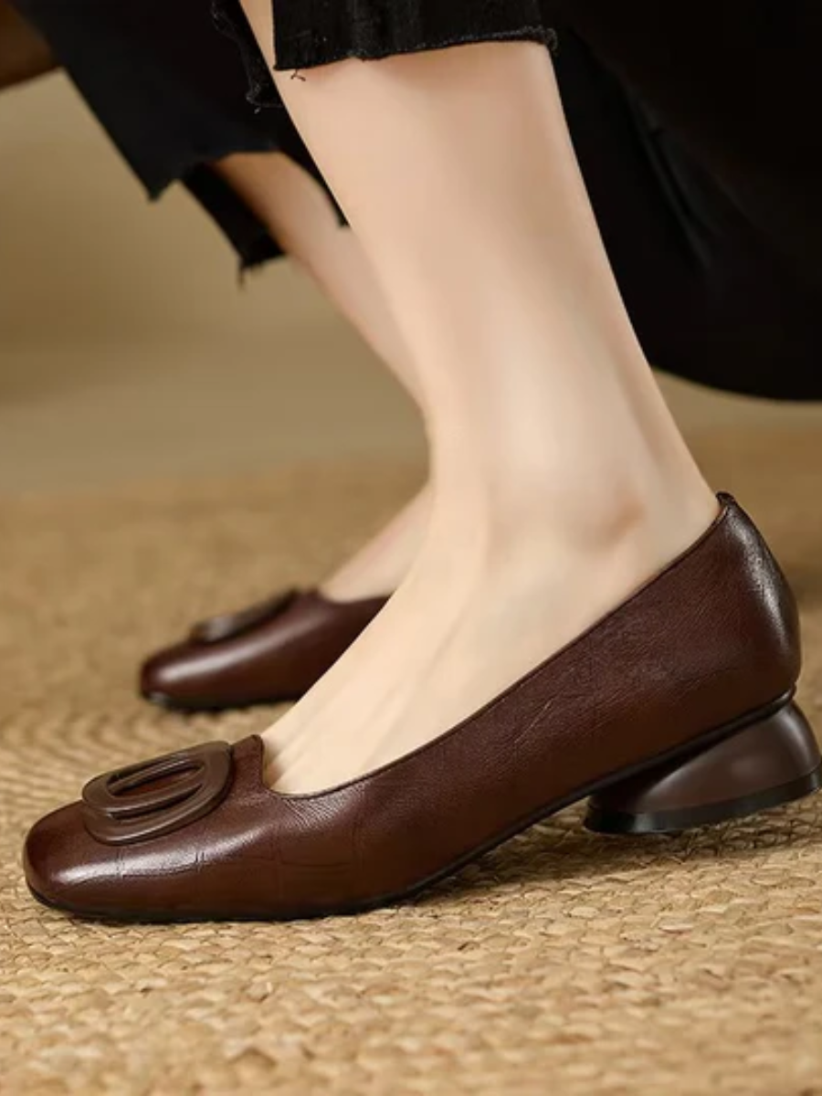 KATE | SQUARE-TOE FLATS