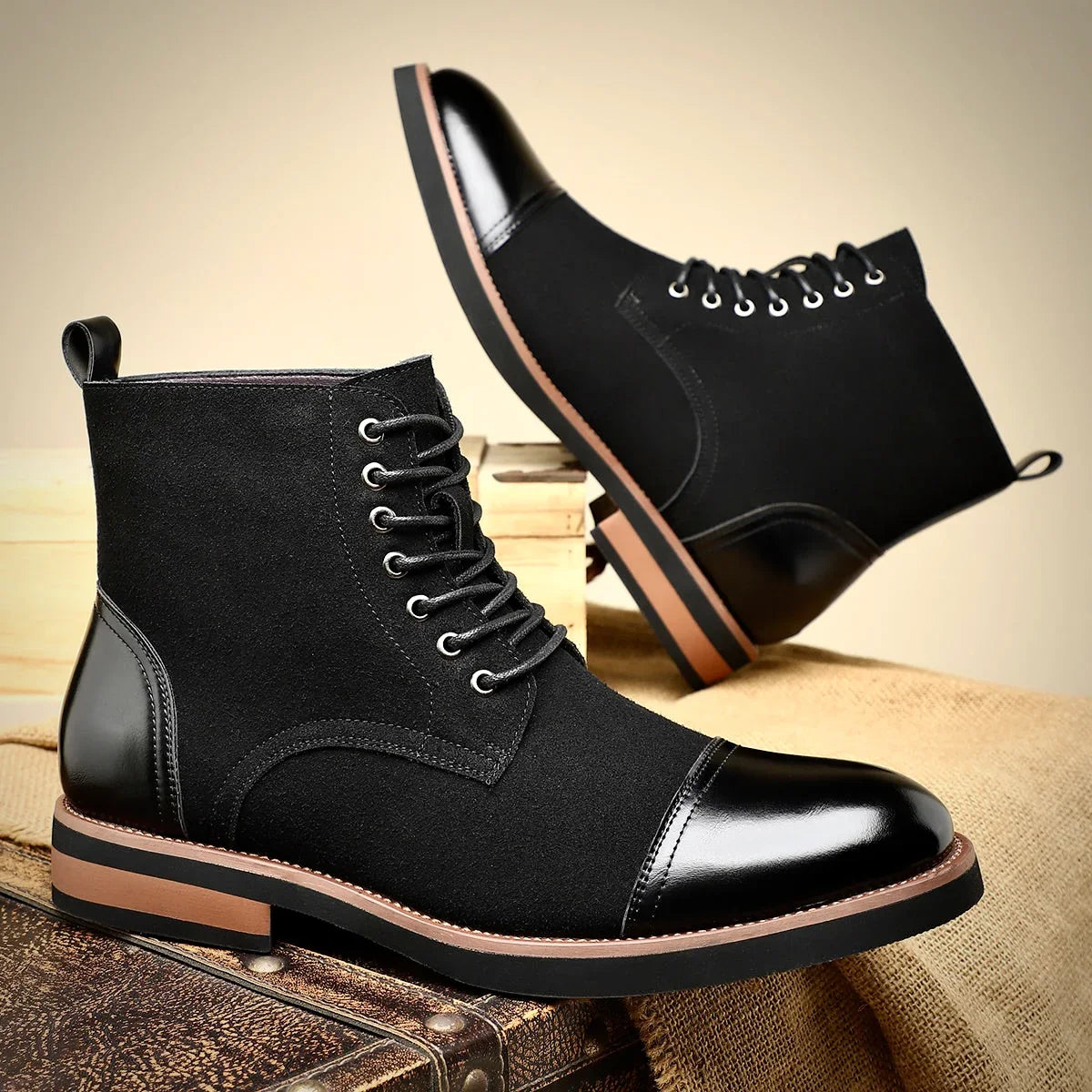 CIAN | OXFORD LACE-UP BOOTS