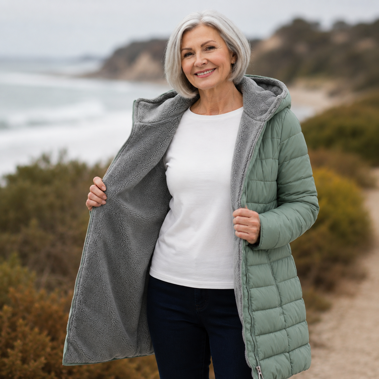 BRÍDÍN | FLEECE-LINED WINTER COAT