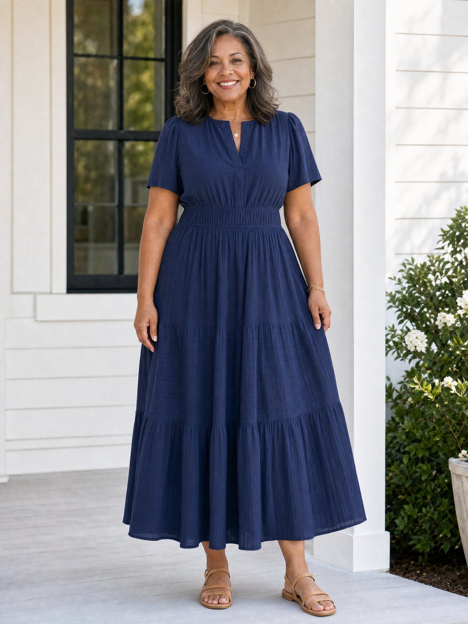 MUIRNE | TIERED MAXI DRESS
