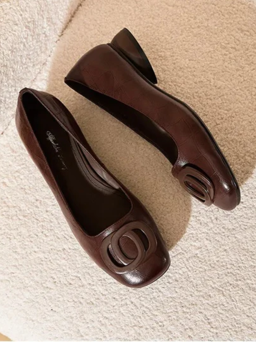 KATE | SQUARE-TOE FLATS