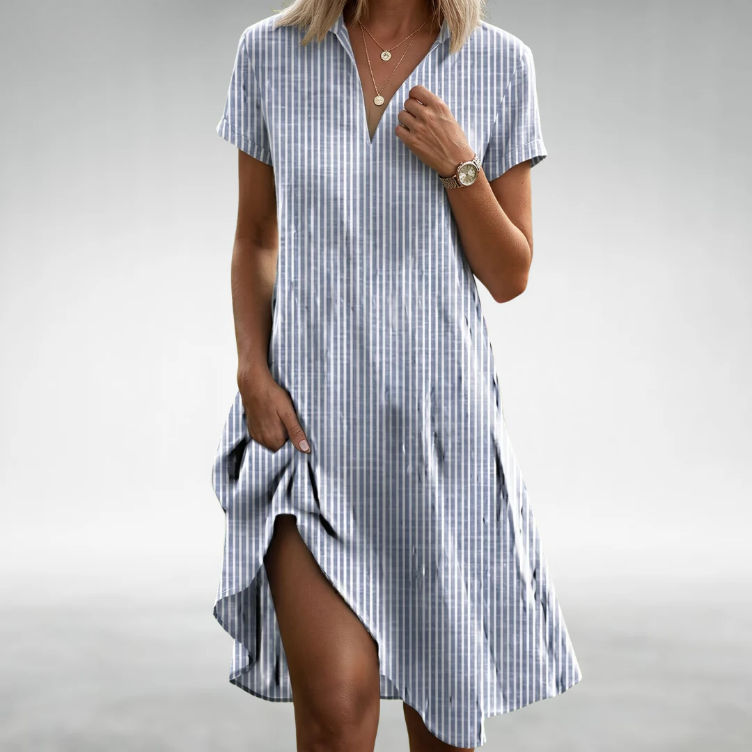 Daphne | Lightweight Floral Comfort Midi Dress