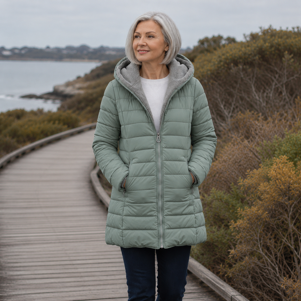 BRÍDÍN | FLEECE-LINED WINTER COAT