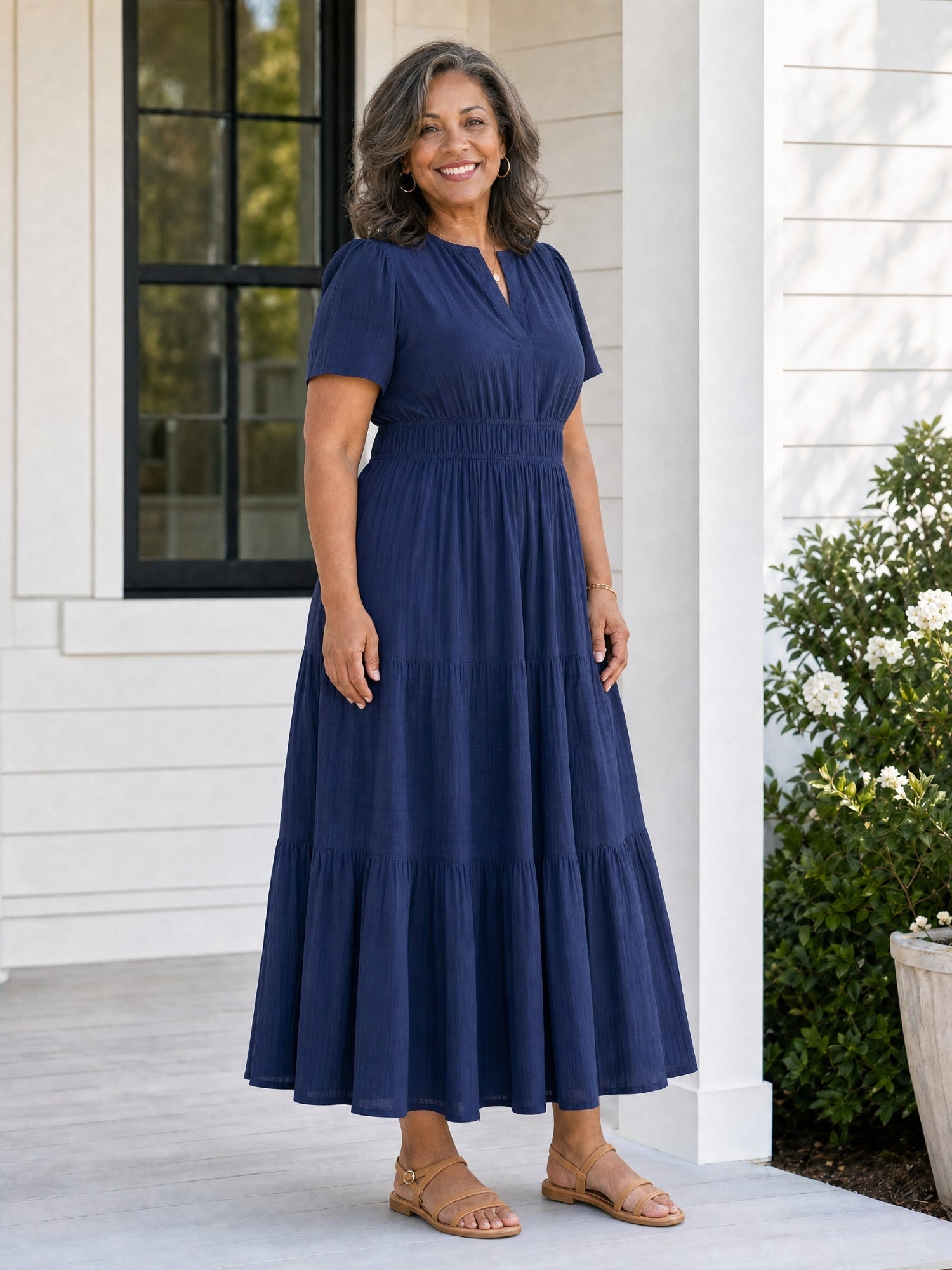 MUIRNE | TIERED MAXI DRESS