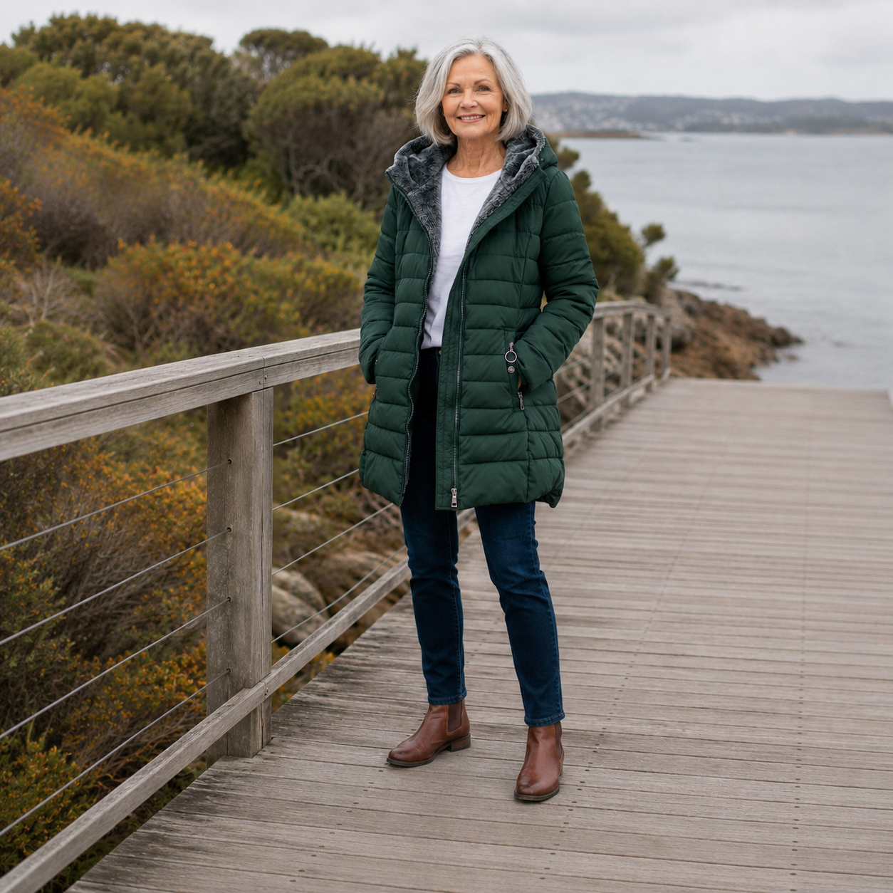 BRÍDÍN | FLEECE-LINED WINTER COAT
