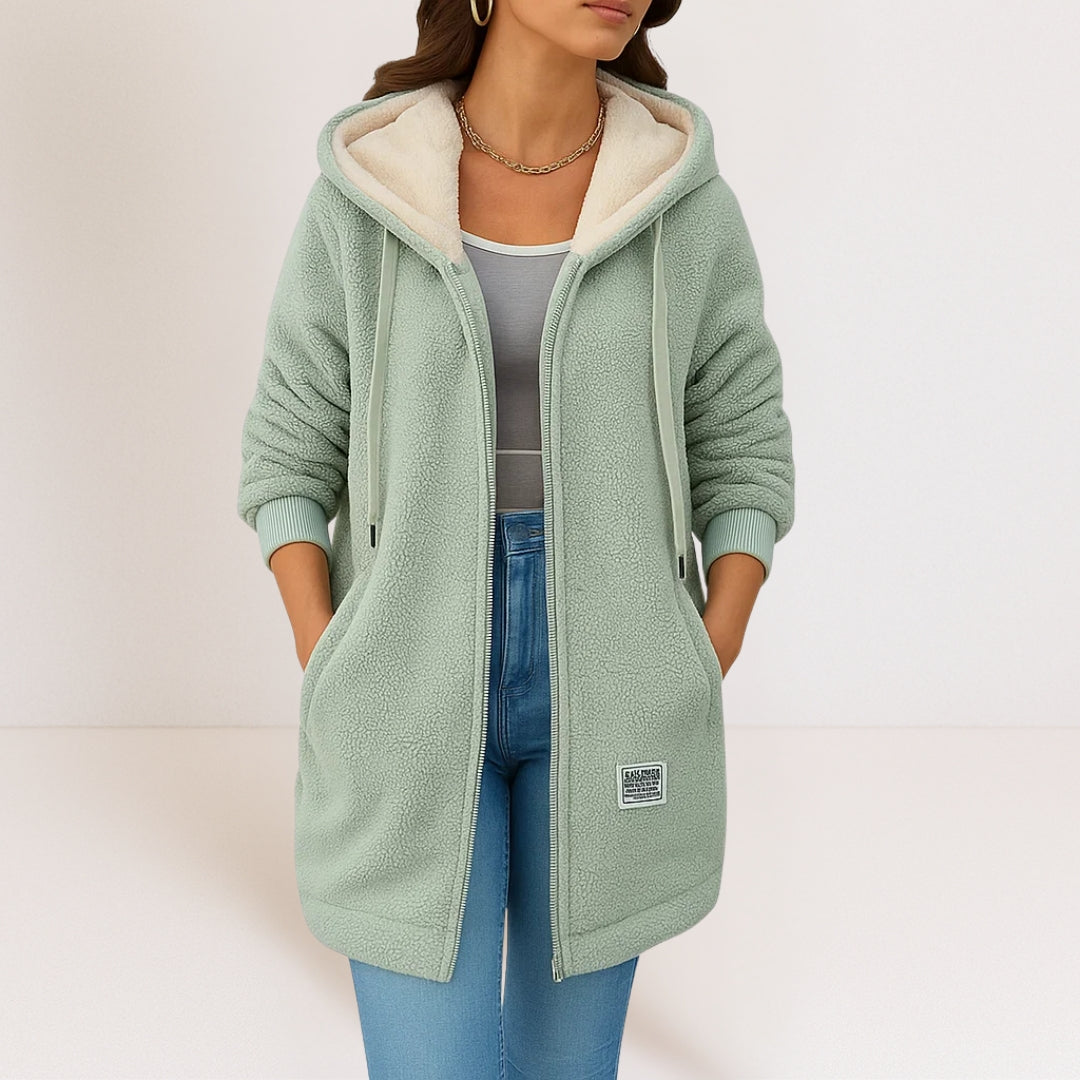 GORMLAITH | HOODED FLEECE JACKET