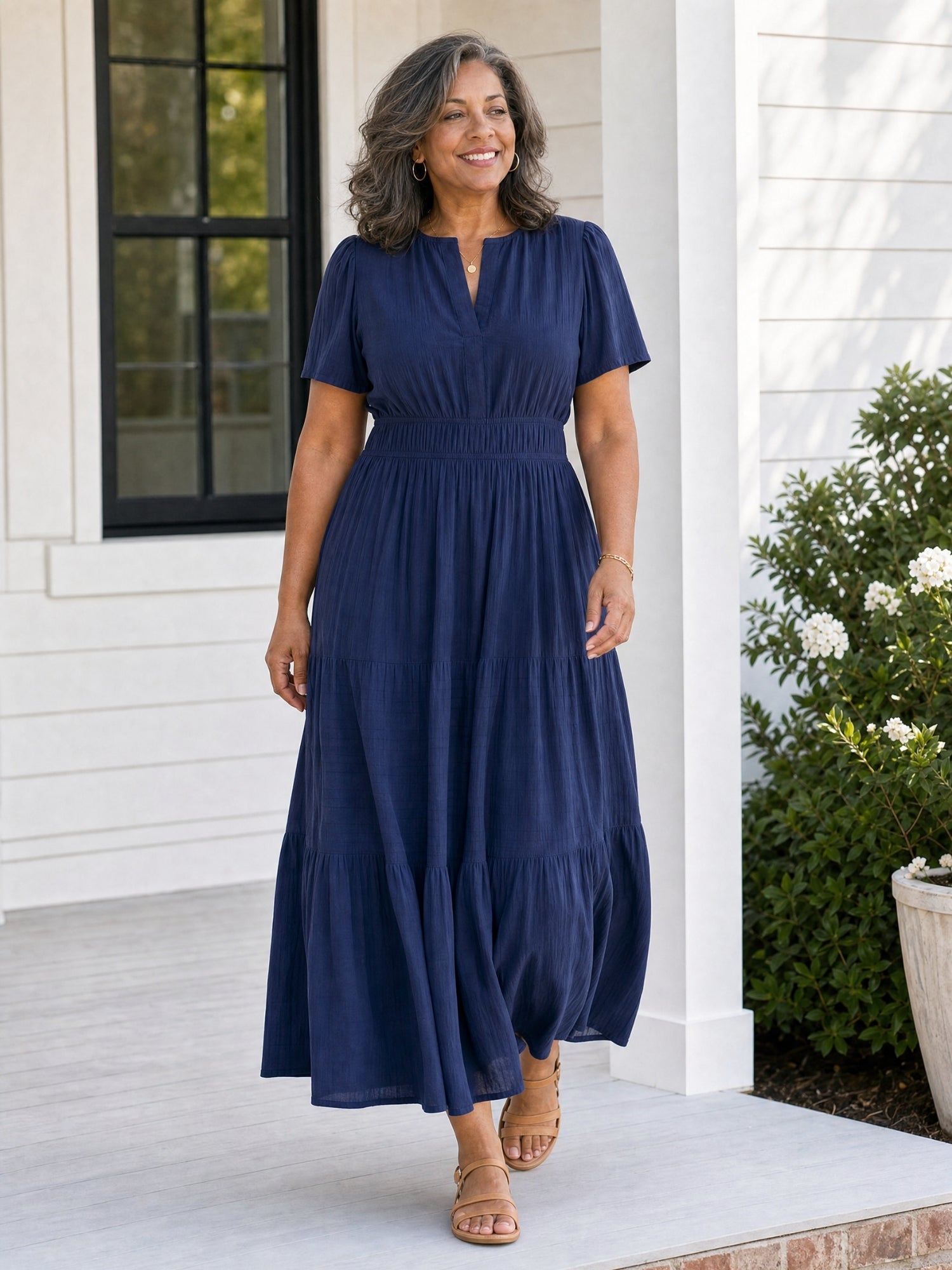 MUIRNE | TIERED MAXI DRESS