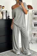 Barellea | Off Shoulder Two Piece Set