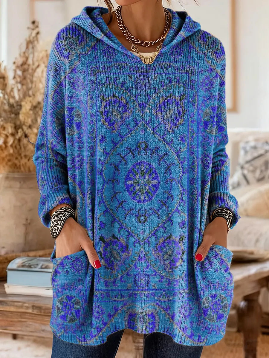AISLING | HOODED KNIT JUMPER