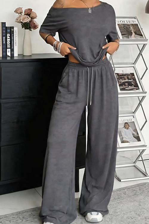Barellea | Off Shoulder Two Piece Set