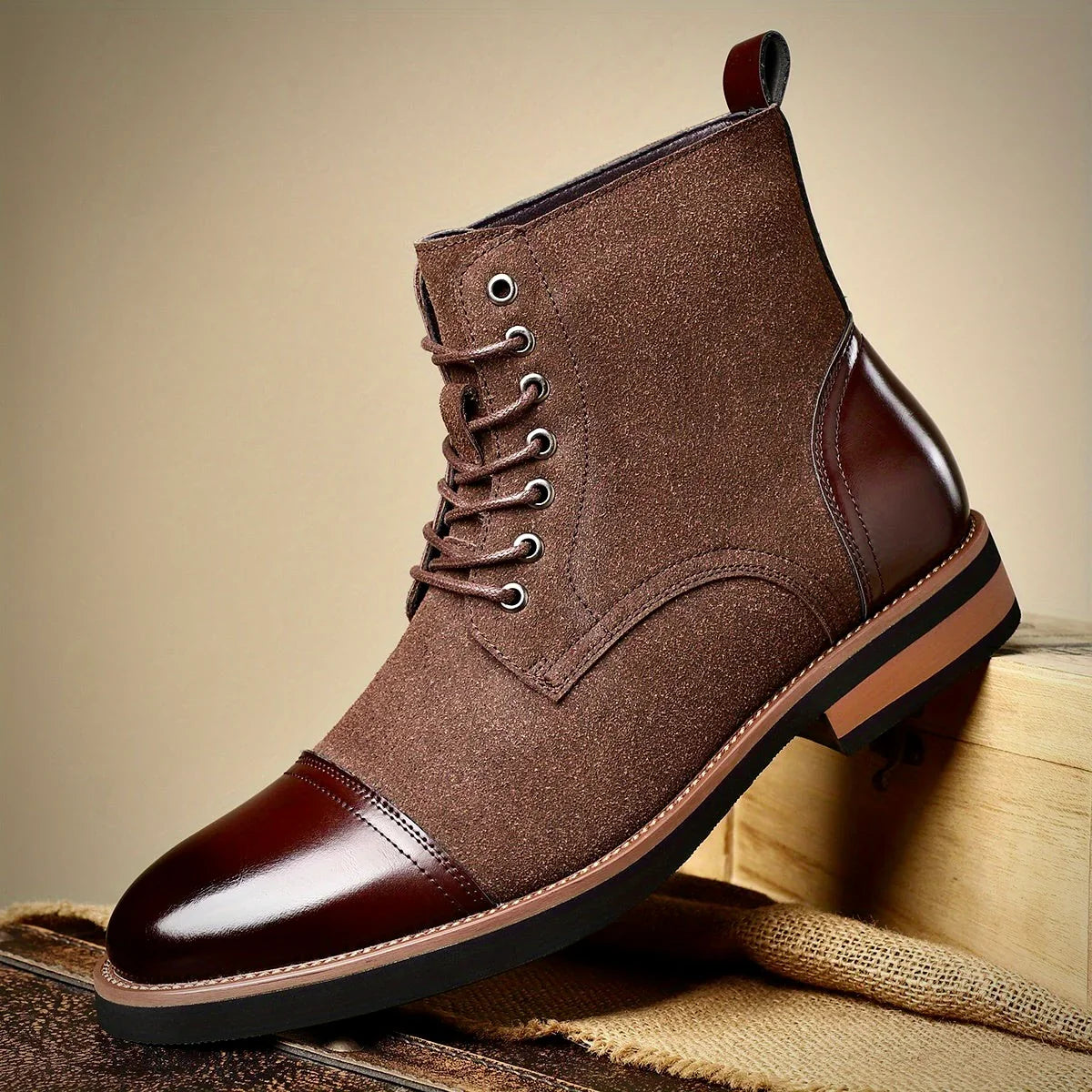 CIAN | OXFORD LACE-UP BOOTS