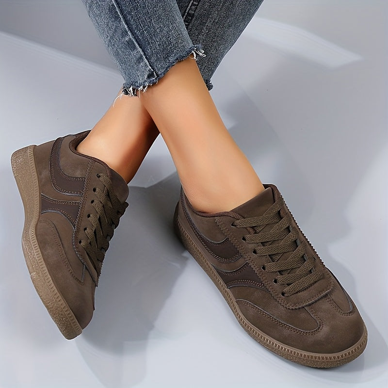 Reeve | Retro Lace-Up Flatform Trainers