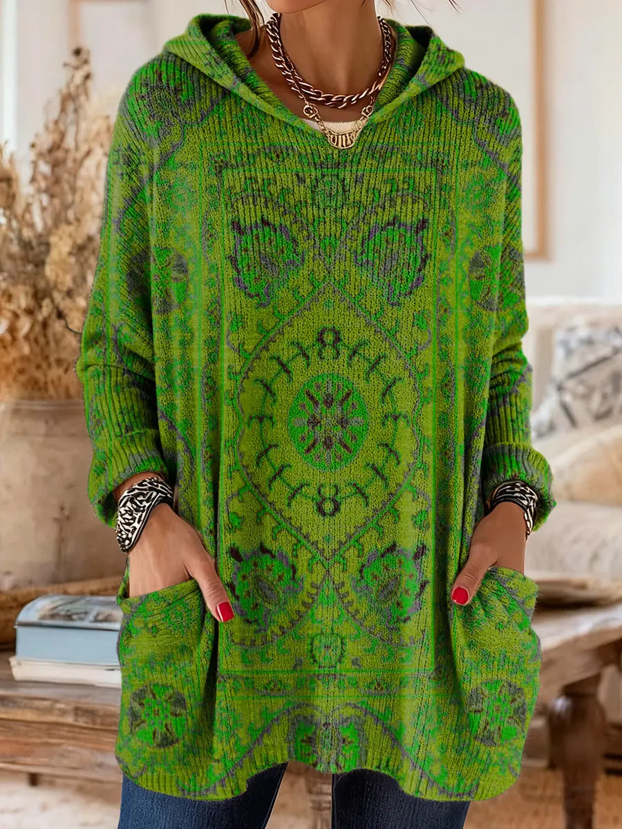 AISLING | HOODED KNIT JUMPER
