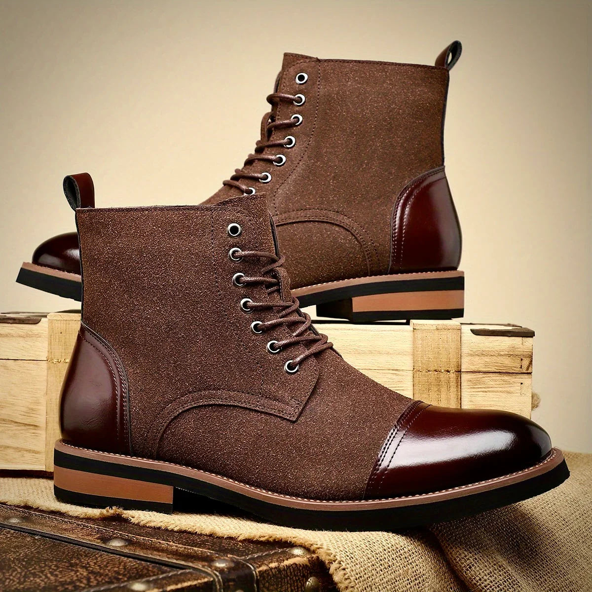 CIAN | OXFORD LACE-UP BOOTS