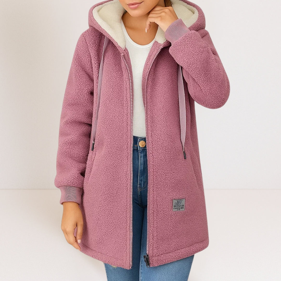 GORMLAITH | HOODED FLEECE JACKET