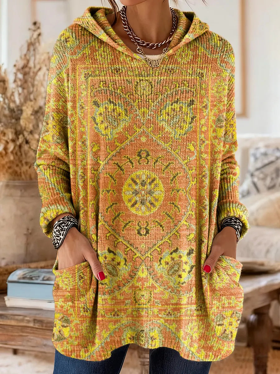 AISLING | HOODED KNIT JUMPER